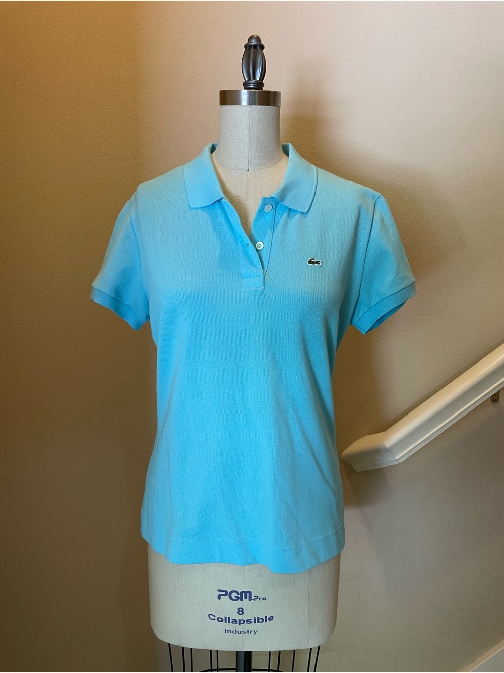 Lacoste Short Sleeve Polo Tee in Light Blue